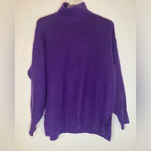 Oversized Purple Sweater